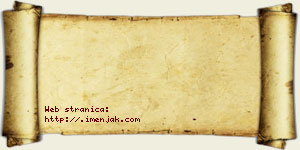 Nina Džaković vizit kartica